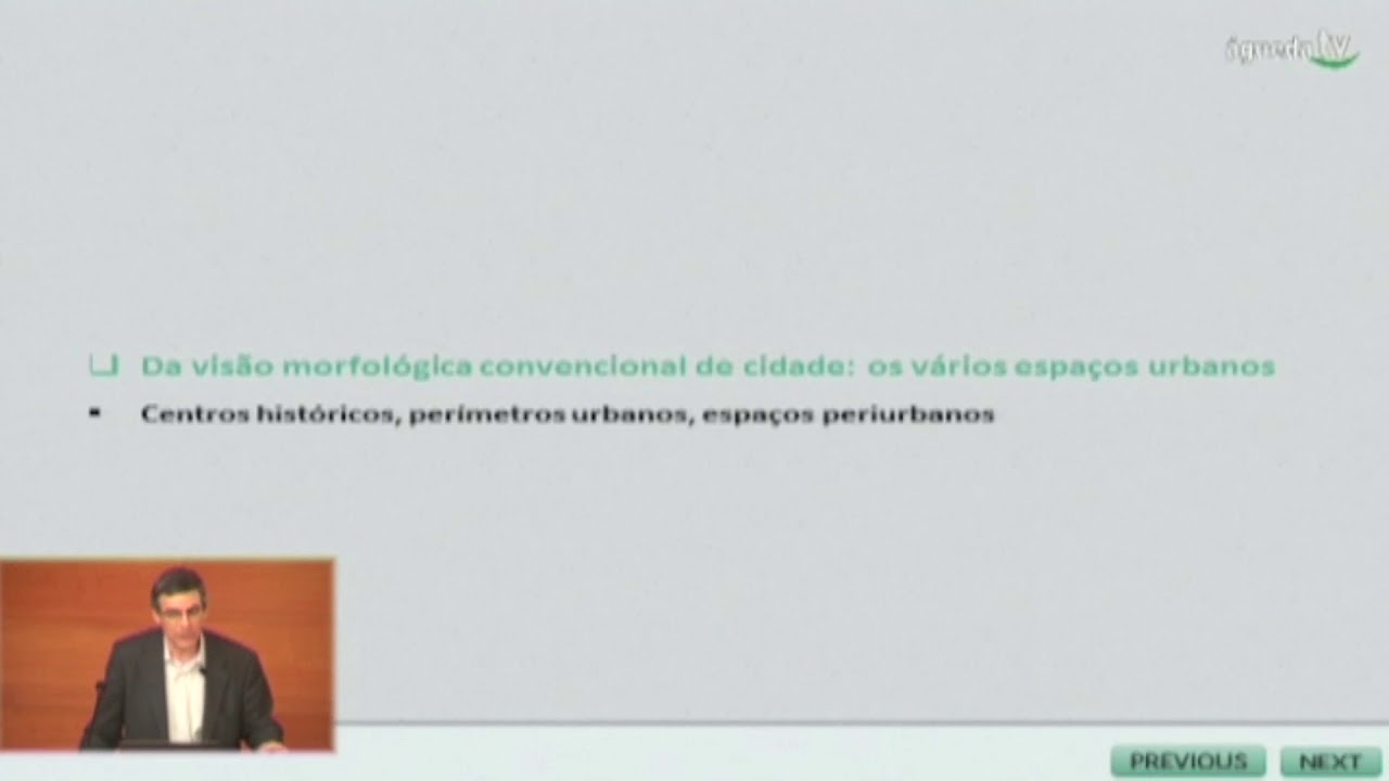 Conferência O Parque e a cidade – (João Ferrão)