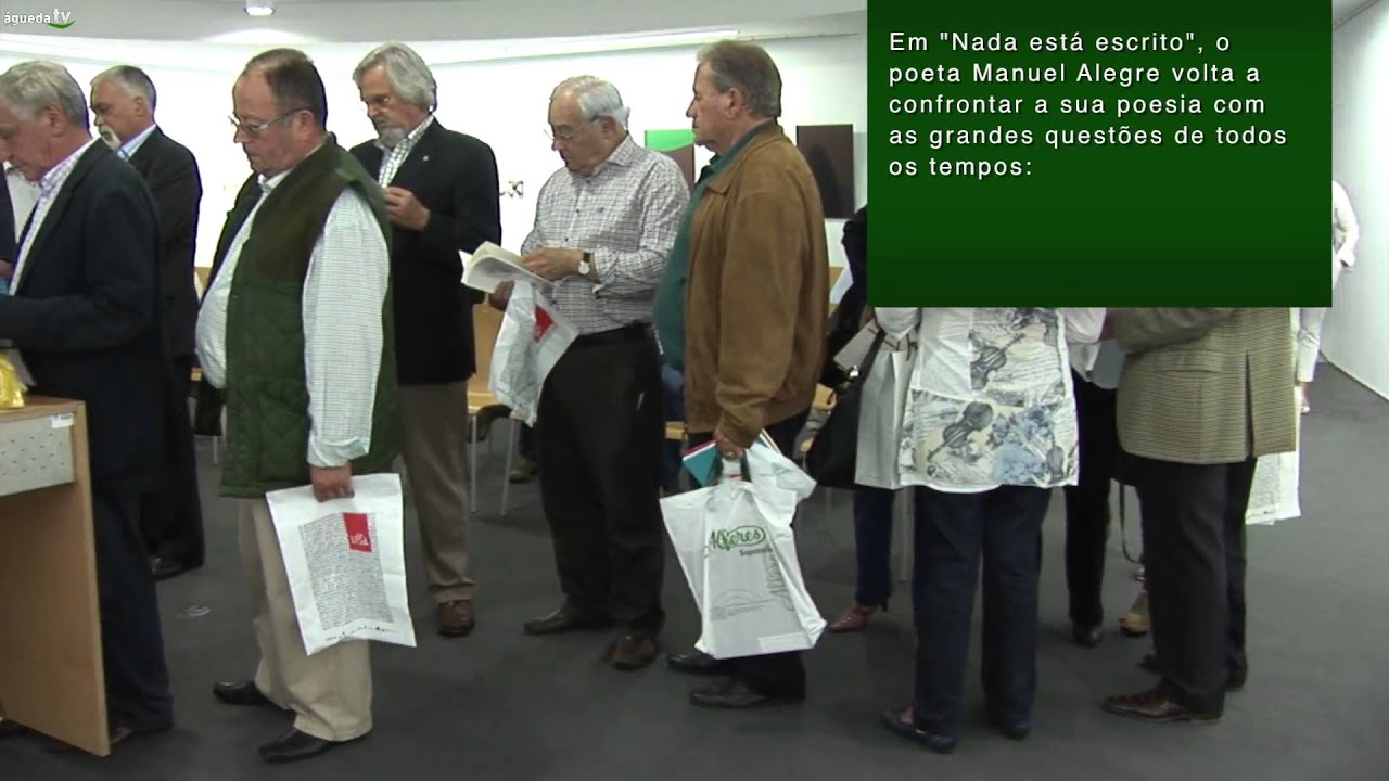 MANUEL ALEGRE LIVRO DE POESIA «NADA ESTÁ ESCRITO»