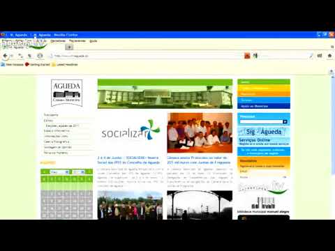 Suporte em Vídeo – Aceder ao Sitio-E do Município