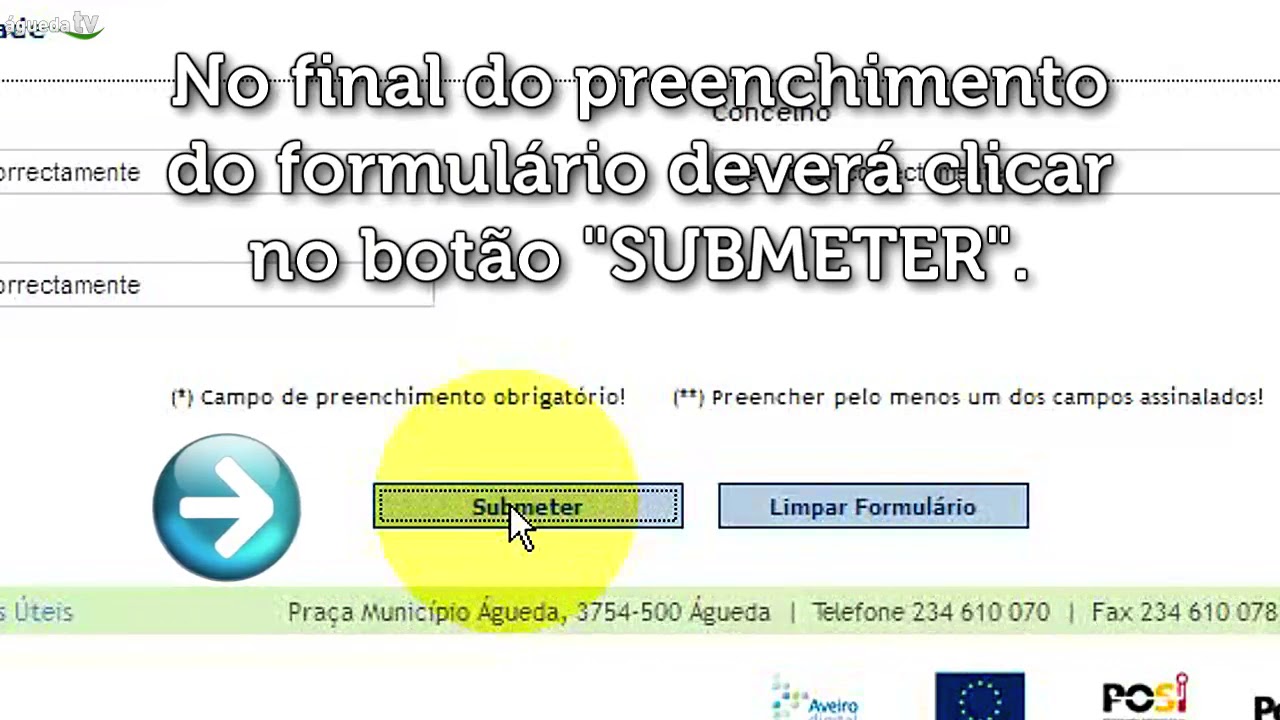 Suporte em Vídeo – Como se registar nos serviços online