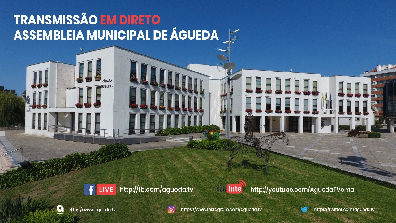 Transmissão em direto da 5ª Sessão Ordinária da Assembleia Municipal de Águeda (21 dezembro 2020)